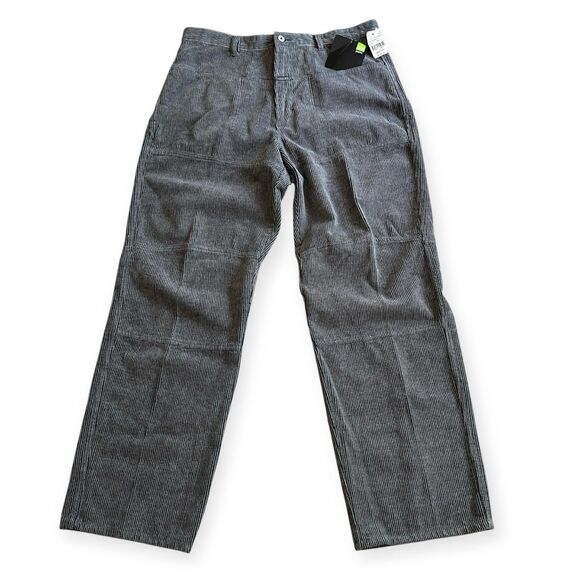 Vintage NWT Marithe Francois Girbaud Gray Glider Corduroy Pants 36x32 Baggy Y2K - Picture 12 of 12